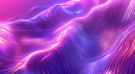 Obraz premium Abstract wavy lines of vibrant colors