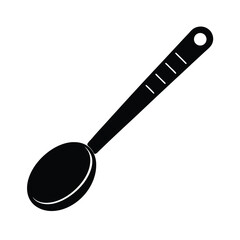 spoon on white background