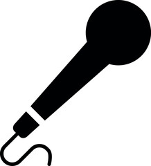 microphone vector icon, flat design best vector icon Art & Illustration