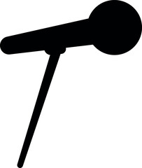 microphone vector icon, flat design best vector icon Art & Illustration
