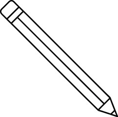vector illustration of a pencil