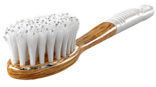 Soft Bristle Baby Hair Brush Gentle Detangling for Sensitive Scalps