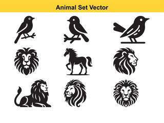 Cute Animal Illustrations A Diverse Collection of Adorable Cartoon Critters