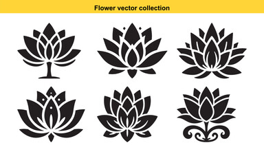 Vibrant Collection Flower Vector Graphics


