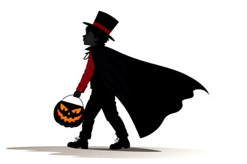 halloween witch with a pumpkin