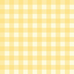 Soft yellow and white gingham pattern. Classic checkered design, perfect for backgrounds, textiles, and designs needing a gentle, cheerful touch.