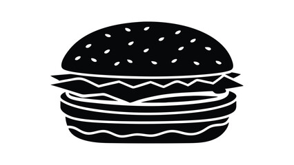 Burger with Lettuce and Tomato