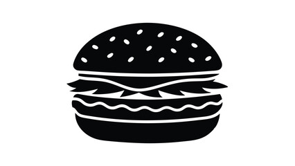 Burger with Lettuce and Tomato