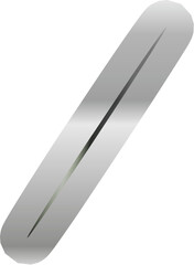Metallic Silhouette Elements – Versatile Abstract Icons and Shapes with a Polished Chrome Finish