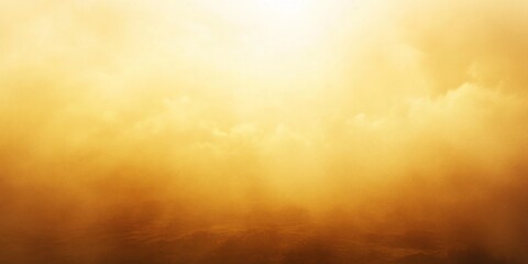 Blazing amber heavens above rippled terrain