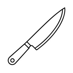 knife isolated on white background