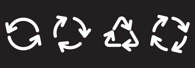 Refresh icon vector illustration. Reload sign and symbol. Update icon.