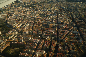 aerial view of the city