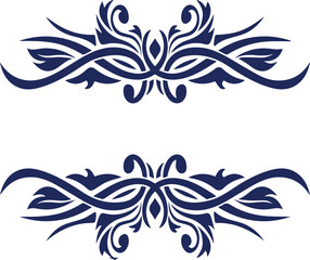 Beautiful flower art and mandala vector design