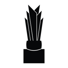  world cup, award trophy vector illustration icon