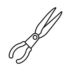 scissors isolated on white