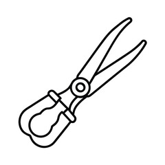 scissors isolated on white