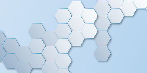 Abstract geometric water color hexagon background. vector. geometric pattern with gradient seamless texture background.