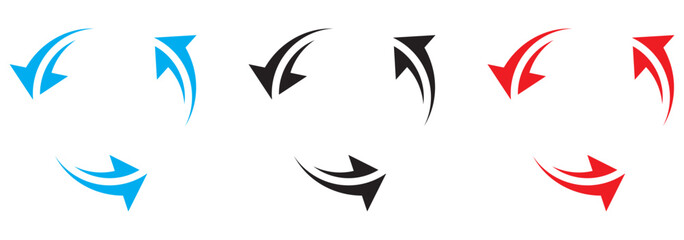 Refresh icon vector illustration. Reload sign and symbol. Update icon.