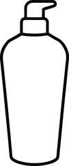 tanning lotion bottle icon vector illustration