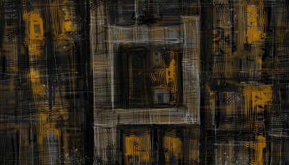 Abstract image for printing - digital painting. The picture is painted by hand on a tablet.