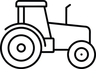 tractor isolated on white background