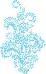 Beautiful flower art and mandala vector design
