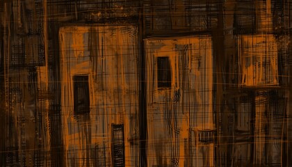 Abstract image for printing - digital painting. The picture is painted by hand on a tablet.