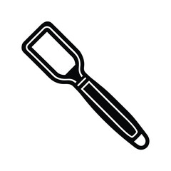 peeler kitchen tool outline vector