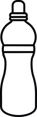 vector illustration of a bottle of water