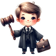 judge with gavel
