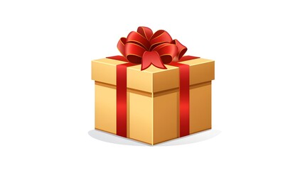 Obraz premium Christmas Box Gift Icon Silhouette: Symbol Design for Holiday Gifting