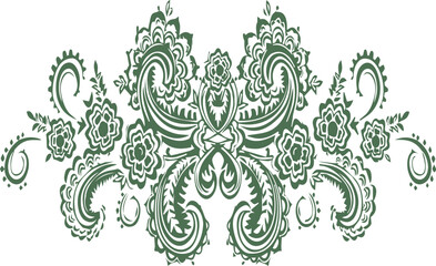 Beautiful flower art and mandala vector design