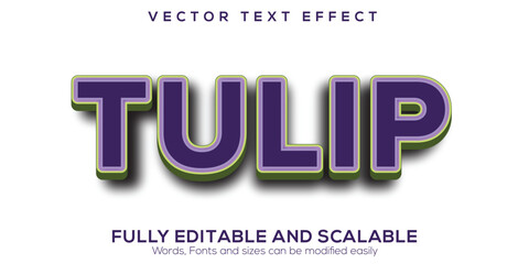 Obraz premium Bold Red 3D Vector Text Effect Design Featuring the Word 