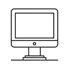 Modern Flat Screen Monitor