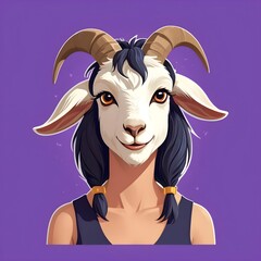 funny goat cartoon
