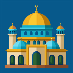 vector illustration of mosque