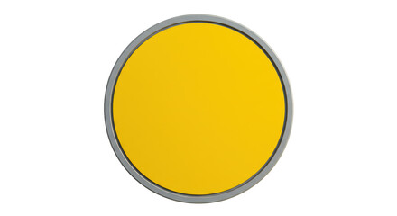 Isolated Yellow Circle