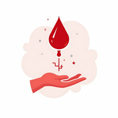Fototapeta premium drop of blood