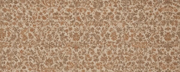 Subtle beige & brown damask, intricate details  Classic elegant seamless repeat , vintage, textile