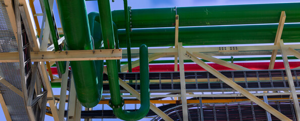pipe and cable support, gantry cladding for mining metal frame , cable rising ladders, structural steel modules