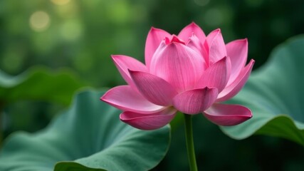 Obraz premium lotus in a water on the lake