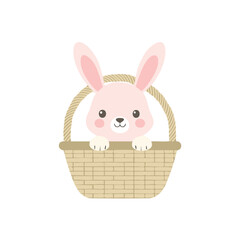 easter bunny with basket