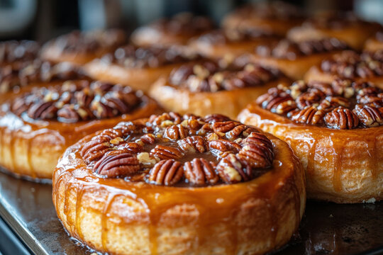 Tray of doughs with pe pece and pece.