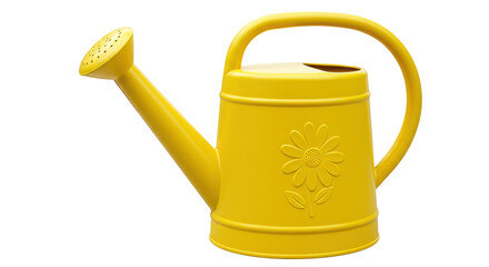 Isolated Yellow Watering Can