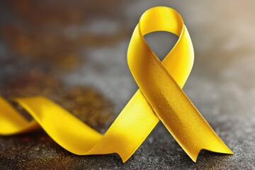September Celebrations: Yellow Gold Ribbon for Childhood Cancer Awareness Month on Earth