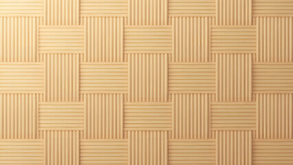 Glossy Versailles pattern pine flooring, mirror-like finish, intricate geometric design, reflective surface, warm golden tones, luxury aesthetic.