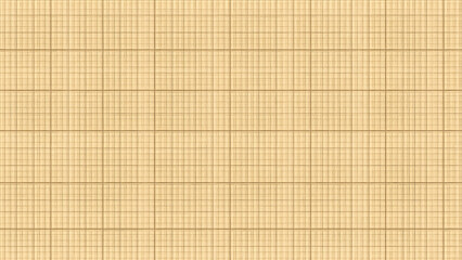 Versailles light cherry natural flooring, raw unfinished wood, organic grain, complex grid, eco-friendly, symmetrical, neutral lighting.