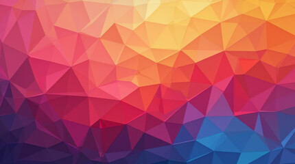 Obraz premium Dynamic colorful background with sharp geometric design.