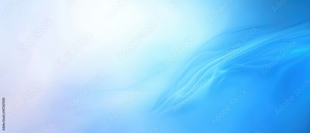 Poster abstract blue swirl background with flowing light patterns creating a smooth calming and modern digi